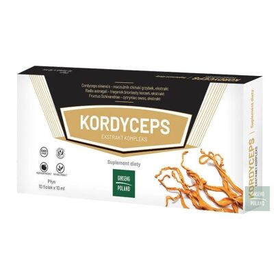 Kordyceps Ekstrakt Kompleks 10 fiolek x 10 ml