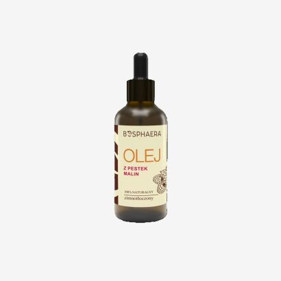 Olej z pestek malin - BOSPHERA - 50 ml - wzmacnia naturalną barierę ochronną skóry