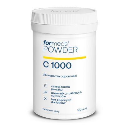 POWDER C 1000 - 90g - FORMEDS - Wysoko przyswajalna forma witaminy C - dla wsparcia układu odpornościowego