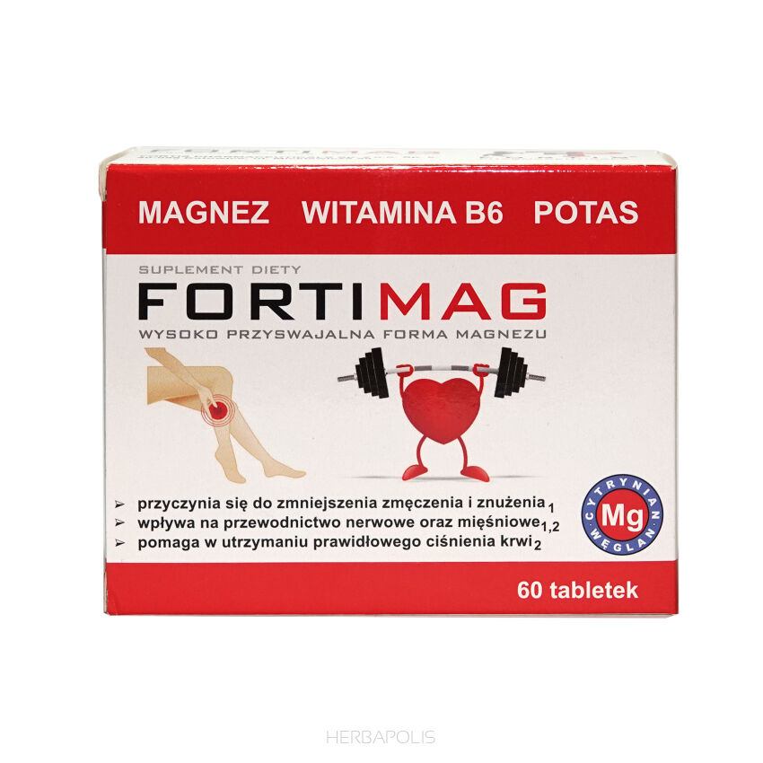 FORTIMAX magnez, witamina B6, potas