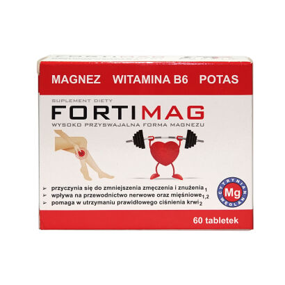 FORTIMAX magnez, witamina B6, potas