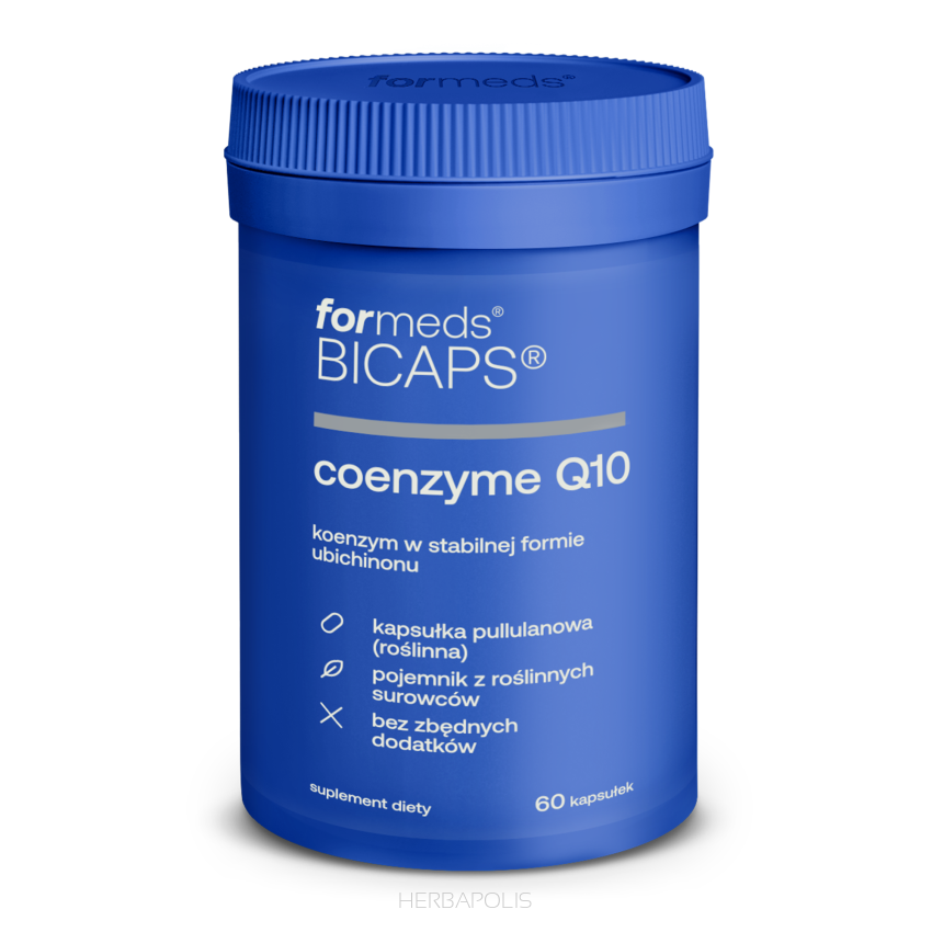 BICAPS coenzyme Q10- koenzym w stabilnej formie ubichinonu - 60 kapsułek