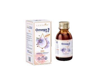 OMEGA 3+6+9 - Leenvit-  W trosce o zdrowie dziecka! Butelka 125 ml (miesięczna kuracja)