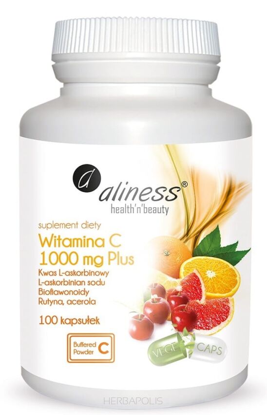 Witamina C 1000 mg Plus  Suplement diety - 100 kapsułek