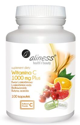 Witamina C 1000 mg Plus  Suplement diety - 100 kapsułek