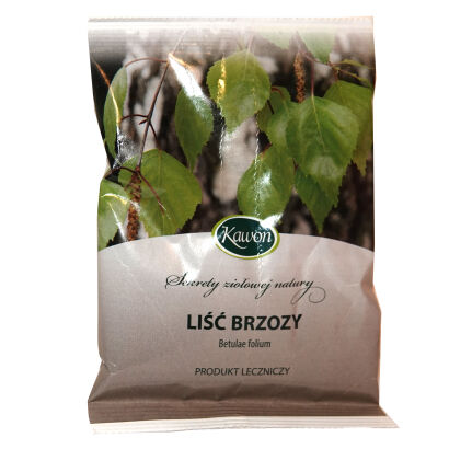 Liść brzozy- na drogi moczowe, wspomagająco w kamicy dróg moczowych- FLOS- 50g